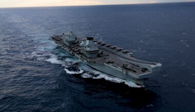 UK to send carrier north in show of force against Russia