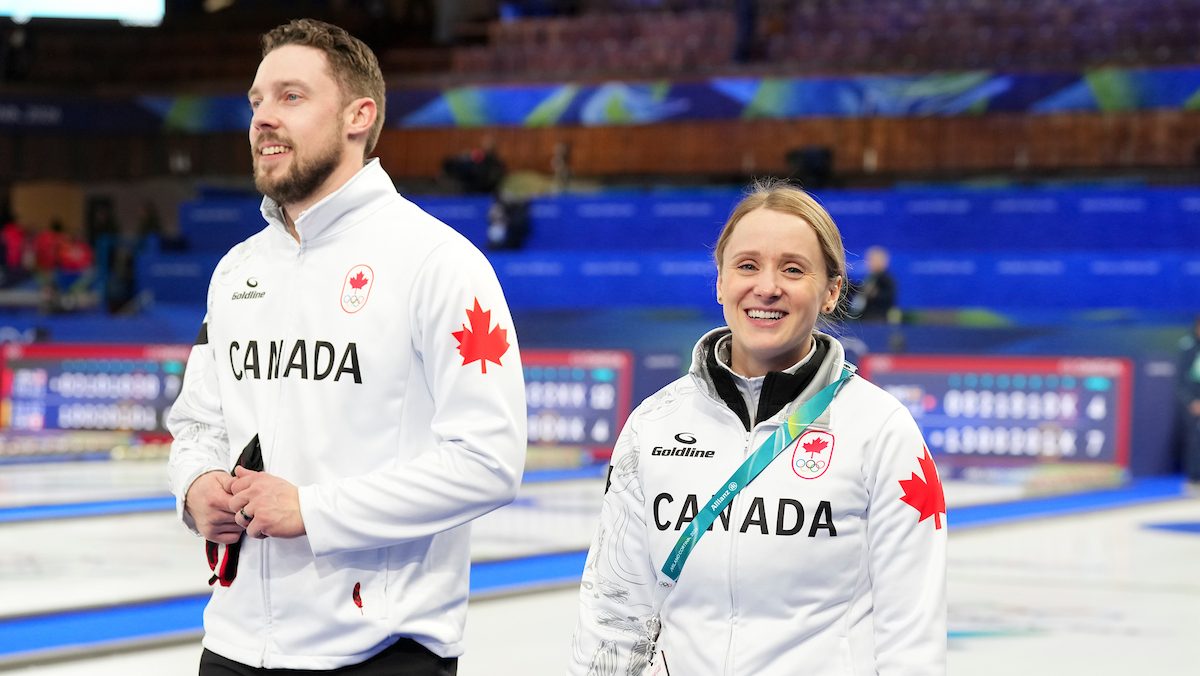 Peterman, Gallant end Olympic mixed doubles curling competition with near-perfect performance