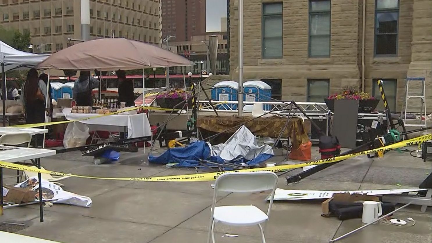 Falling LED screen at Calgary market leads to criminal charges