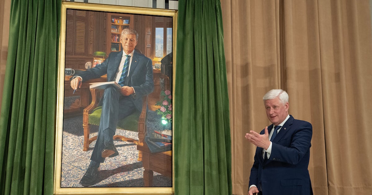 Stephen Harper’s official portrait unveiled in Ottawa - CTV News