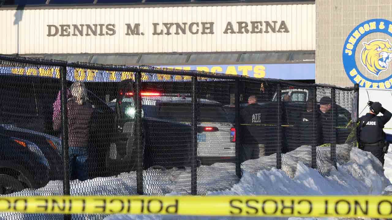 Three killed, including suspect, in shooting at Rhode Island hockey rink