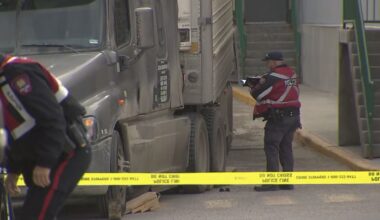 Man in 70s dies in NW Calgary collision with semi; 2nd traffic fatality in 24 hours