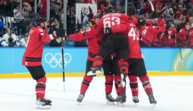 Did Brad Marchand interfere with Juuse Saros on Canada's tying goal?