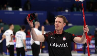 Men’s curling team undefeated at Winter Olympics after win over U.S., women fall 9-8