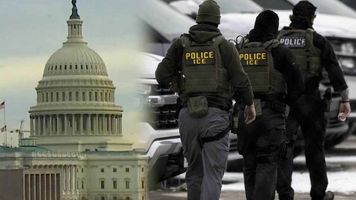 Click to play video: '‘Rein in ICE’: Democrat lawmakers block DHS funding bill, prompting partial shutdown'