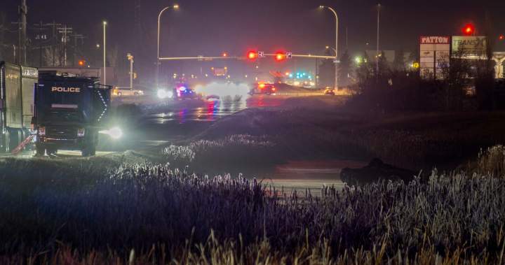 Police investigate fatal crash just east of Calgary - Calgary
