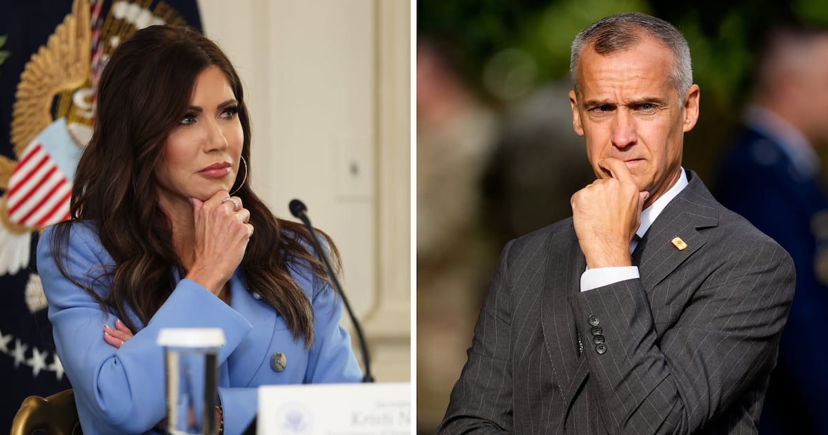 Germophobe Trump Brags About Busting ICE Barbie Kristi Noem’s ‘Affair’ With Corey Lewandowski