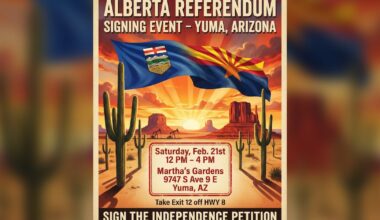 Alberta separatists looking to rally snowbird supporters in Arizona this weekend - CTV News