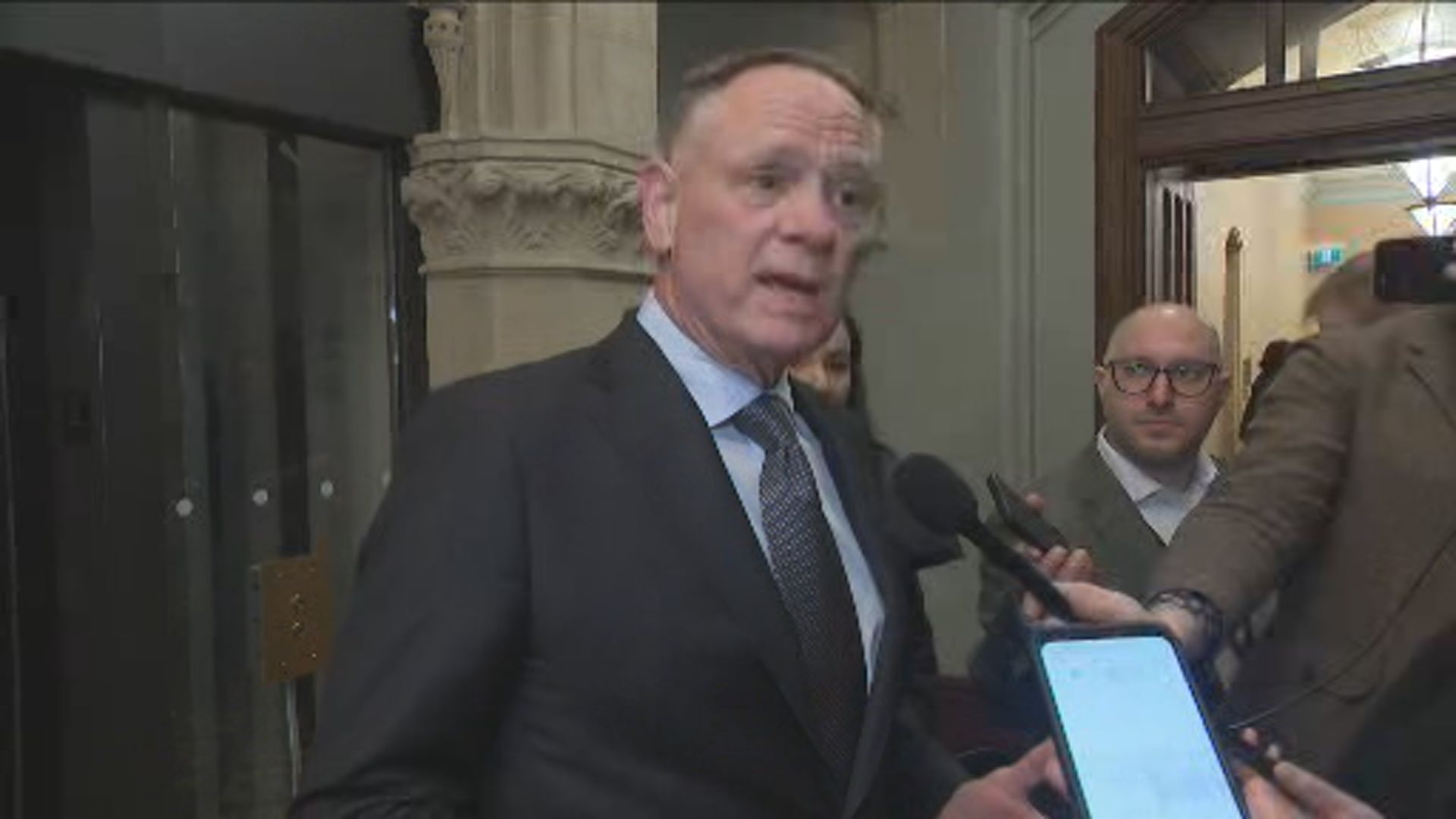 Click to play video: 'Canada’s defence minister says F-35 fighter jet purchase ‘remains under review’'