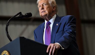 President Donald Trump gives a speech in Georgia, previewing his State of the Union message. (SAUL LOEB / AFP via Getty Images)