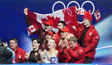 Team Canada in top five after first day of Olympic figure skating team event