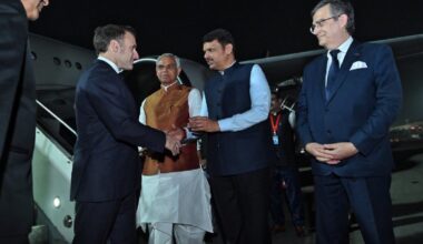 Macron Arrives in Mumbai for Key Talks with PM Modi | World News