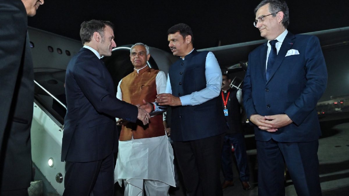 Macron Arrives in Mumbai for Key Talks with PM Modi | World News