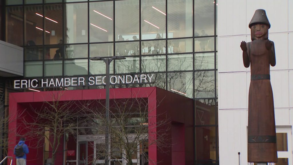 Eric Hamber Secondary in Vancouver on Tuesday February 3, 2025. 