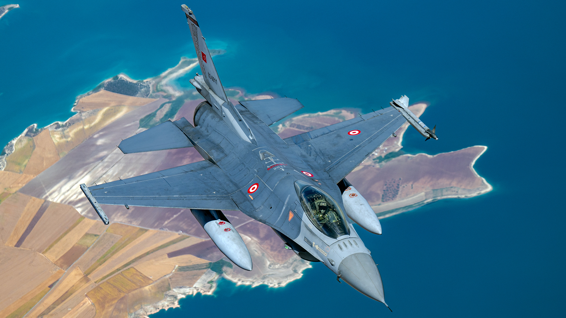 ADANA, TURKIYE - MAY 28: A view shows the entire process at the 10th Main Jet Base Command in Incirlik, from the preparations made by the Asenalar Squadron for air refueling to the mid-air refueling of F-16 and F-4E/2020 Phantom fighter jets by the tanker aircraft, on May 28, 2025, in Adana, Turkiye. Tanker aircraft from the 101st Air Refueling Squadron, stationed at the 10th Main Jet Base Command under the Turkish Air Force, provide continuous flight capability by refueling other aircraft mid-air at an altitude of 26,000 feet and a speed of 950 kilometers per hour. (Photo by Mustafa Hatipoglu/Anadolu via Getty Images)