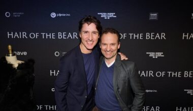 Justin Trudeau attends Toronto premiere of brother's film