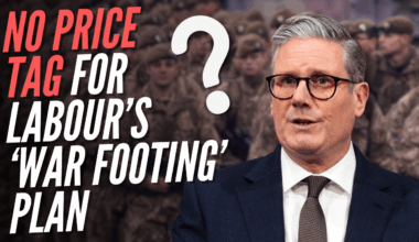 Labour Admits Strategic Defence Review to 'Ready Britain for War' Still Not Costed – Guido Fawkes