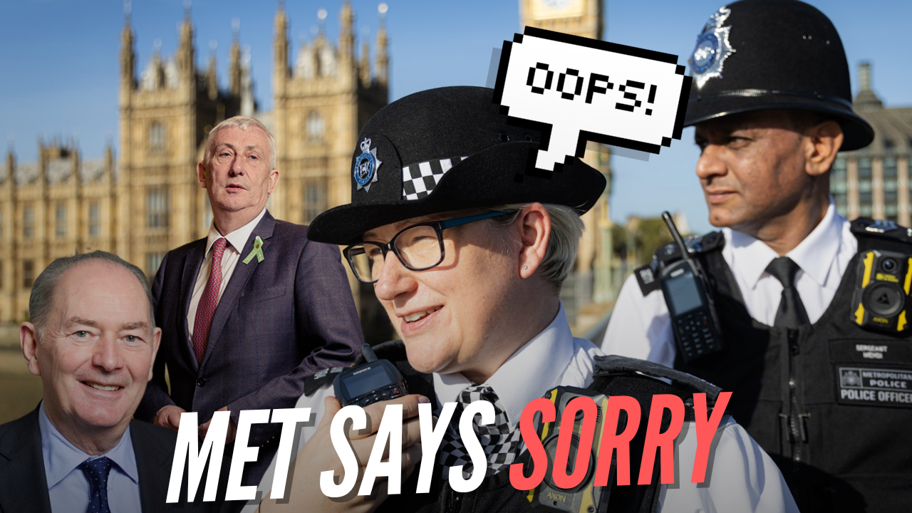 Met Police Apologises to Lord Speaker After Mistakenly Naming Him as Mandelson Arrest Tipster – Guido Fawkes