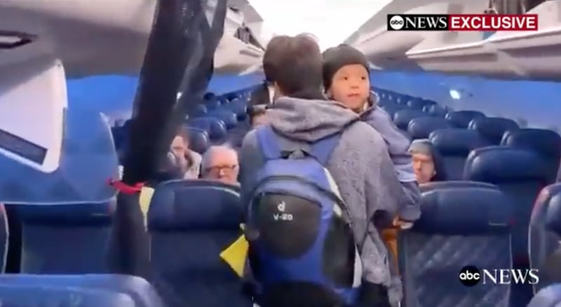 Liam Conejo Ramos boarded their flight home after two weeks in ICE detention.