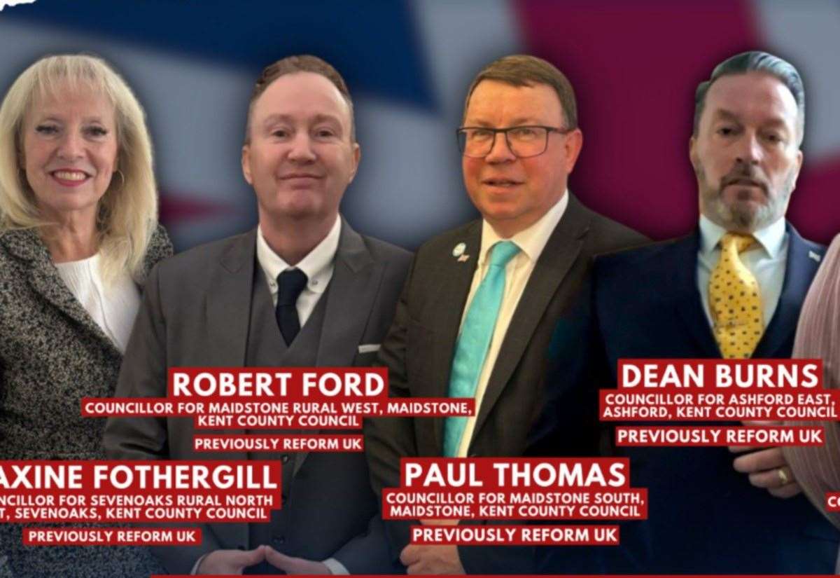 Expelled Kent County Council Reform UK councillors join up with Rupert Lowe’s new Restore Britain party