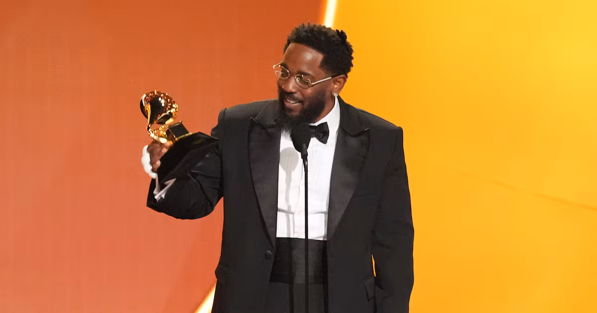 Kendrick Lamar wins best rap album Grammy Award after electric show opening - CTV News