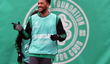Michael Stewart reacts to Celtic deciding to appeal Auston Trusty's red card v Hibernian