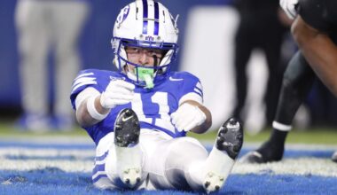 BYU expels receiver Parker Kingston days after arrest on felony rape charge