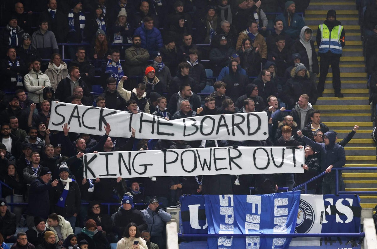 Leicester City won the Premier League a decade ago. Now they are scrambling to avoid the third tier