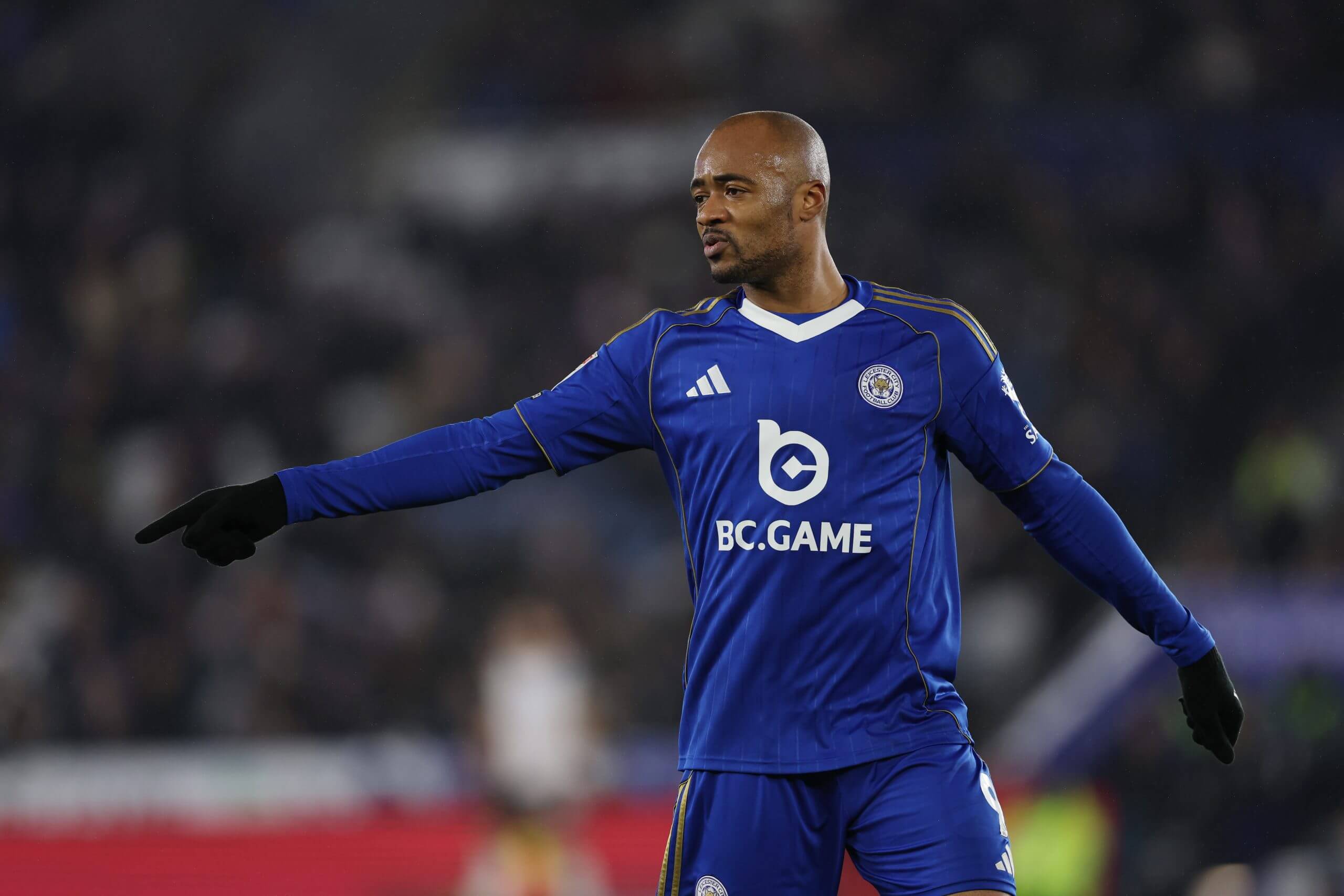 Leicester City's Jordan Ayew in action