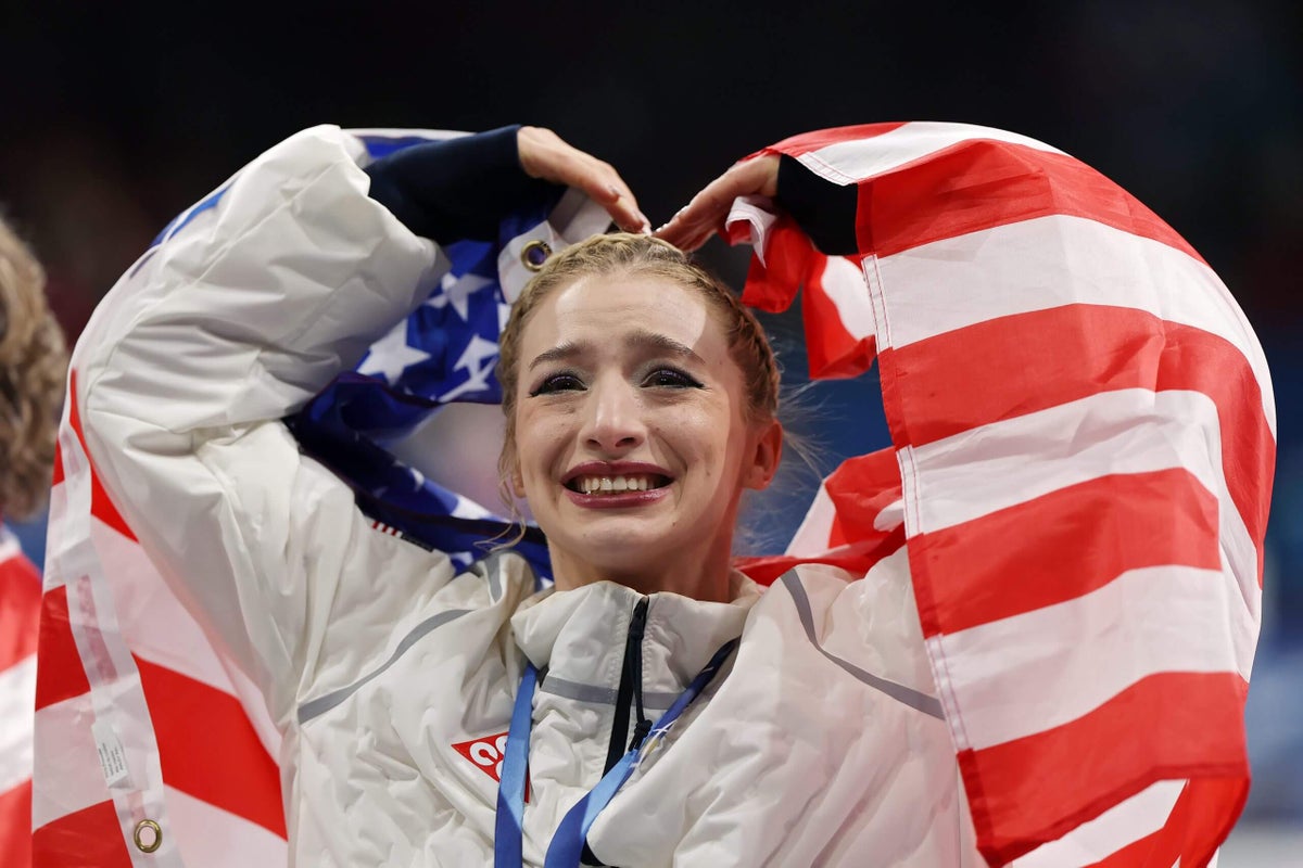 Amber Glenn sees mixed emotions in Olympic U.S. gold win, her performance and critics