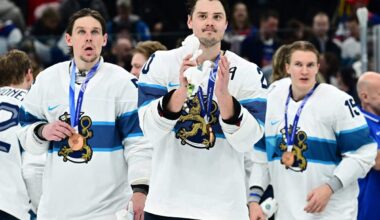 As Finland claims bronze medal in Olympic men’s hockey, Slovakia faces disappointment