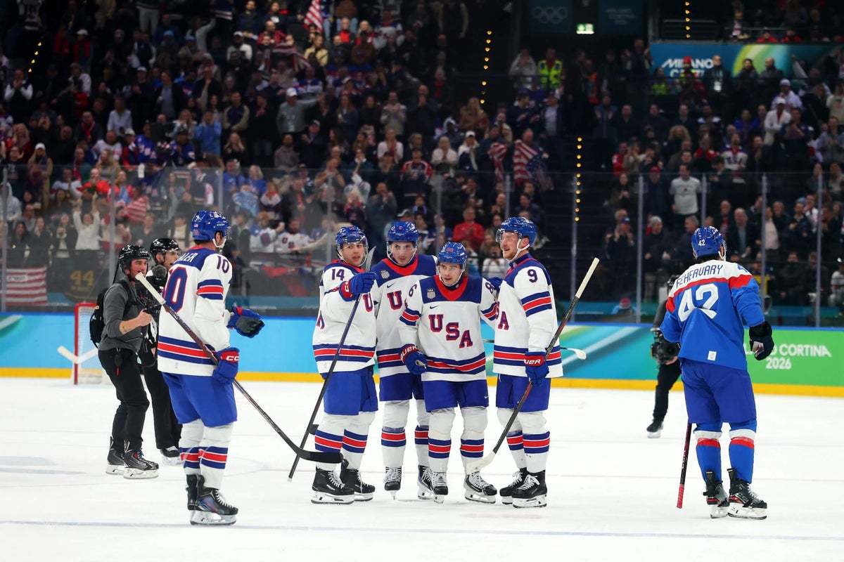 USA to face Canada for Olympic gold after overpowering Slovakia in men’s hockey
