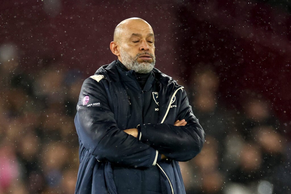 Nuno Espirito Santo during West Ham United v Bournemouth - Premier League
