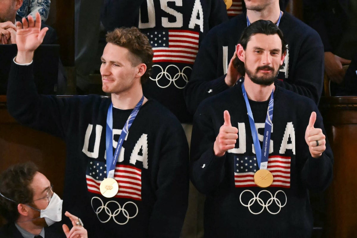 U.S. men’s hockey team honored at State of the Union; Trump says women’s team coming to White House