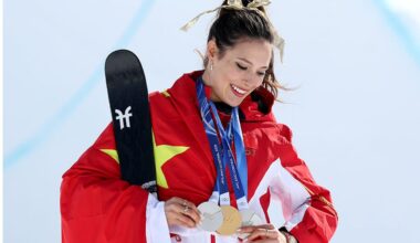 Eileen Gu learns of grandmother’s death after winning Olympic gold as Chinese star pays tribute