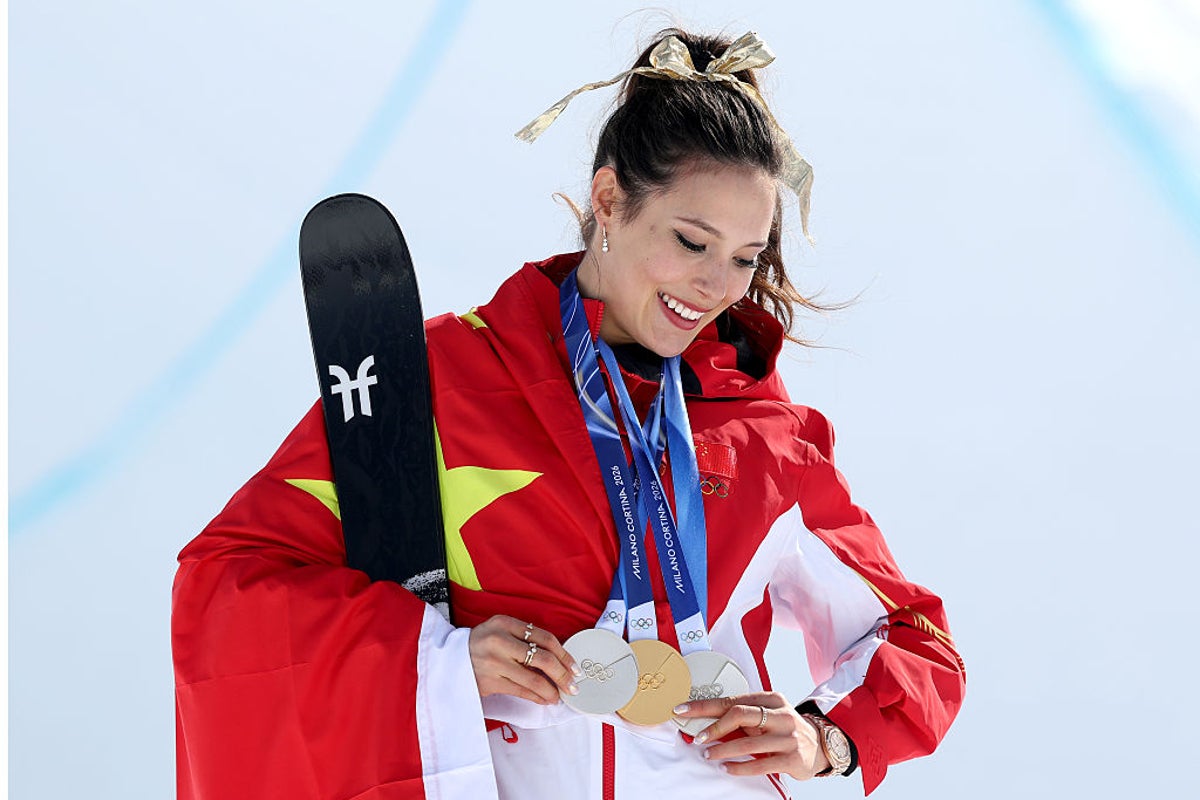 Eileen Gu learns of grandmother’s death after winning Olympic gold as Chinese star pays tribute