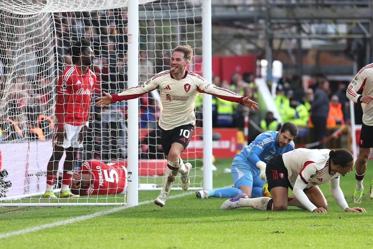 Forest 0 Liverpool 1: Late Mac Allister winner after elbow goal ruled out, but was this worst first half of season?