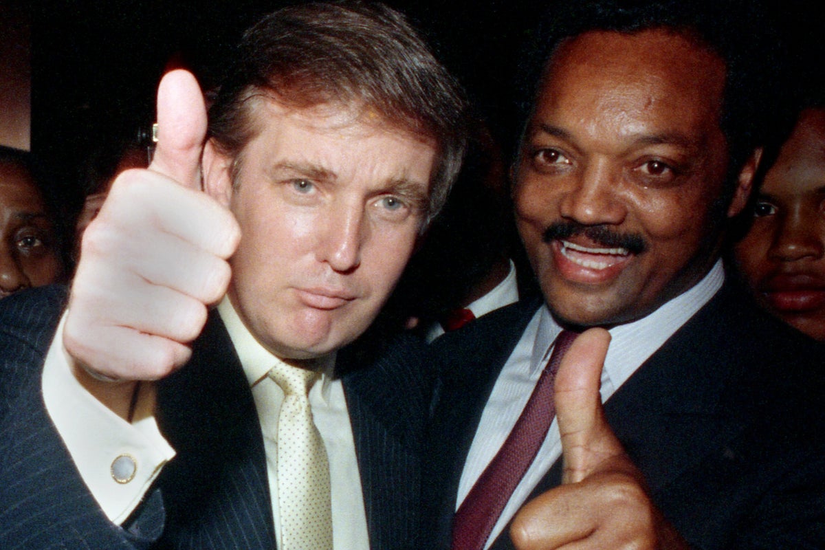 Trump pays tribute to Rev. Jesse Jackson with a fresh swipe at Obama - The Independent