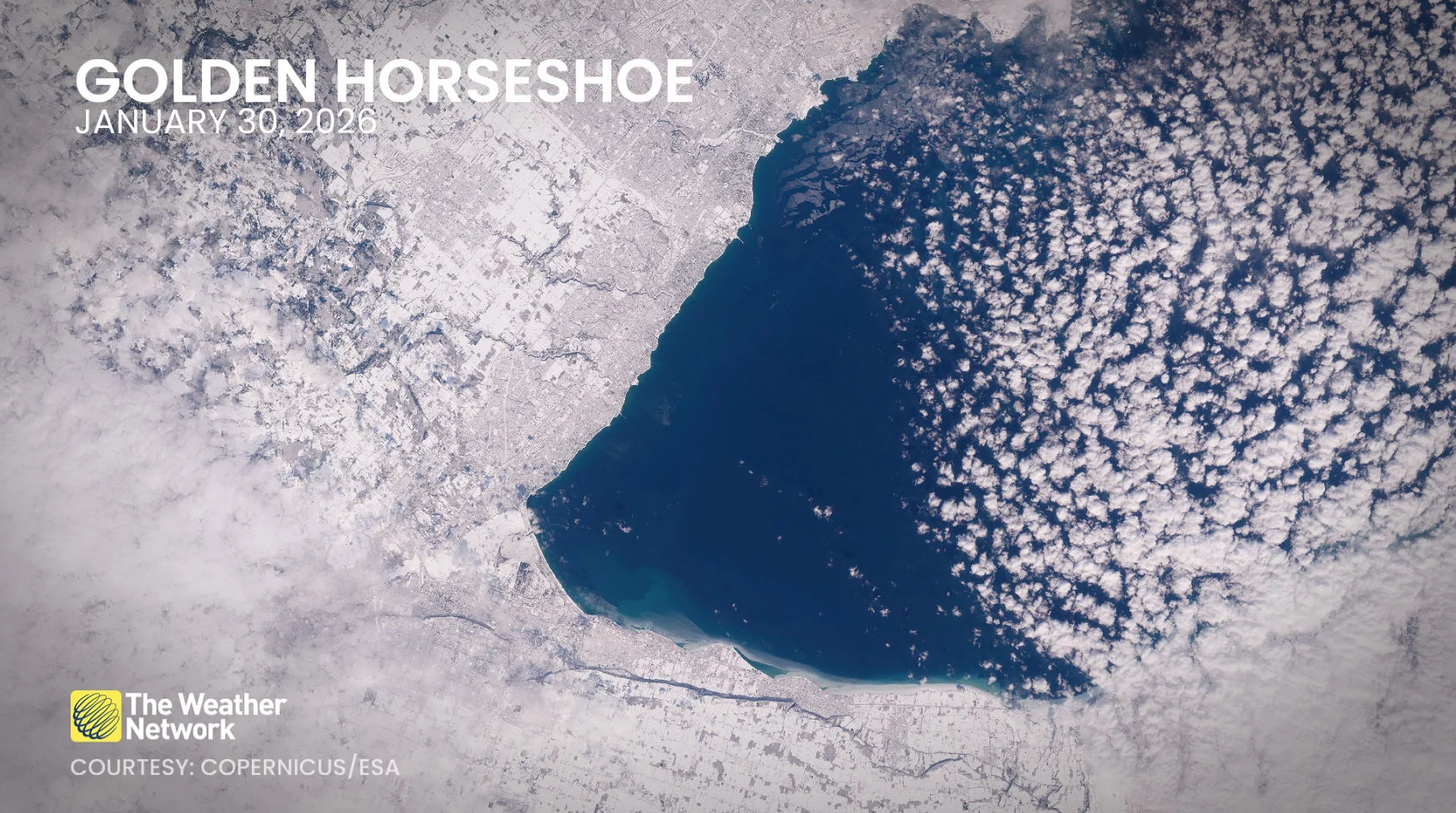 Golden Horseshoe Satellite January 30 2026
