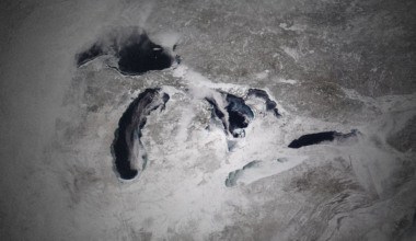 The Great Lakes freezing over is good news for Ontario