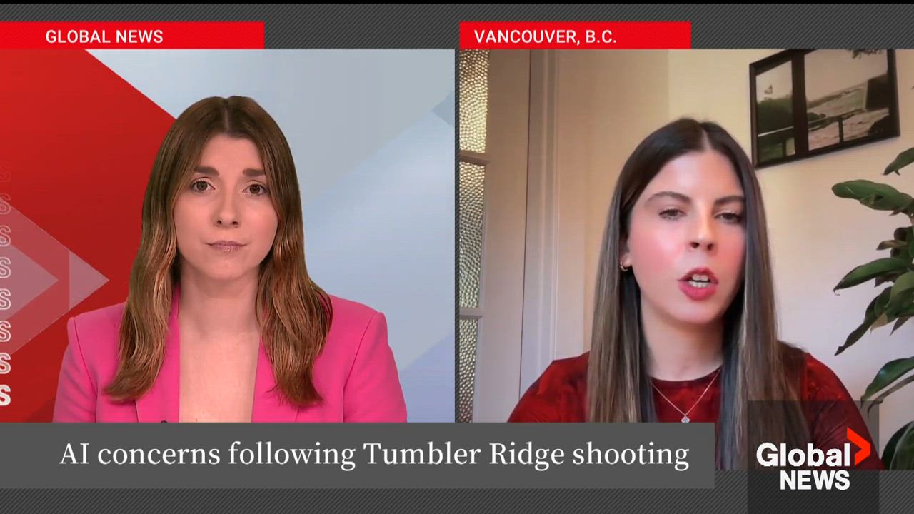 Click to play video: 'AI concerns following Tumbler Ridge shooting'