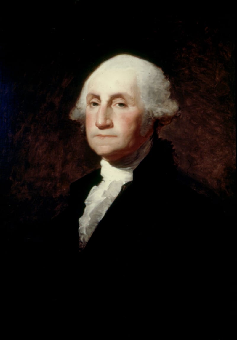 Gilbert Stuart, portrait of George Washington, 1796, United States, Corcoran gallery of arts.