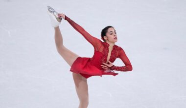Madeline Schizas becomes viral sensation during Olympic figure skating team event