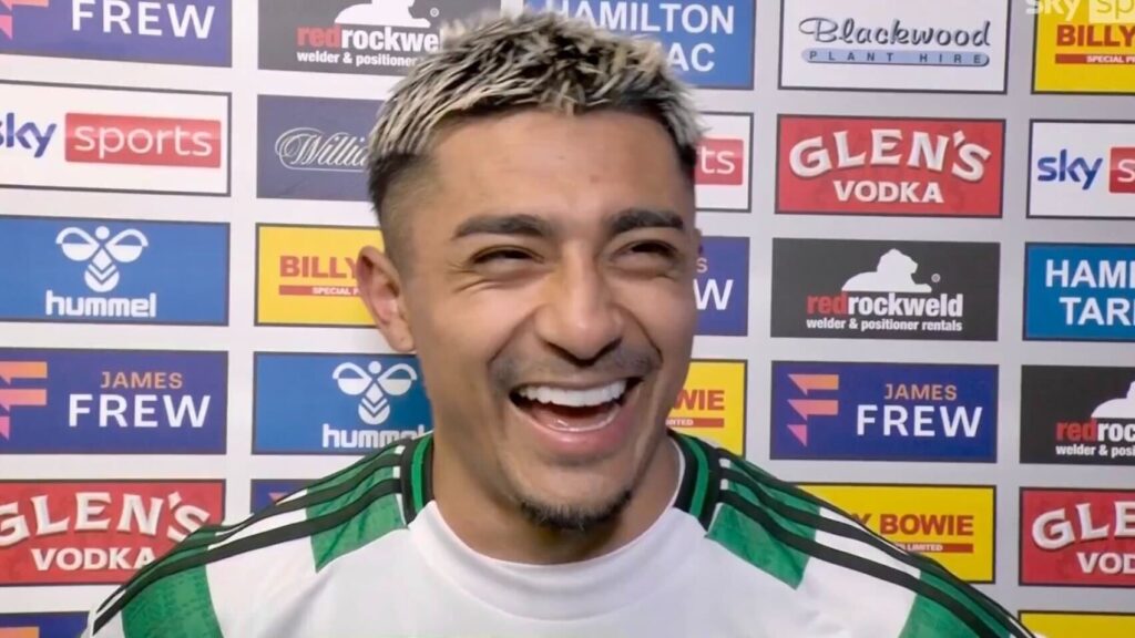 Julian Araujo of Celtic