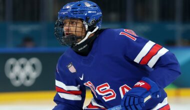 Laila Edwards, with love from the Kelce brothers, making history in Milan