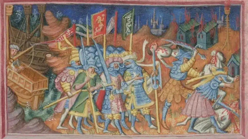 Ivarr And His Brother Ubba Ravaged England During The 9th Century