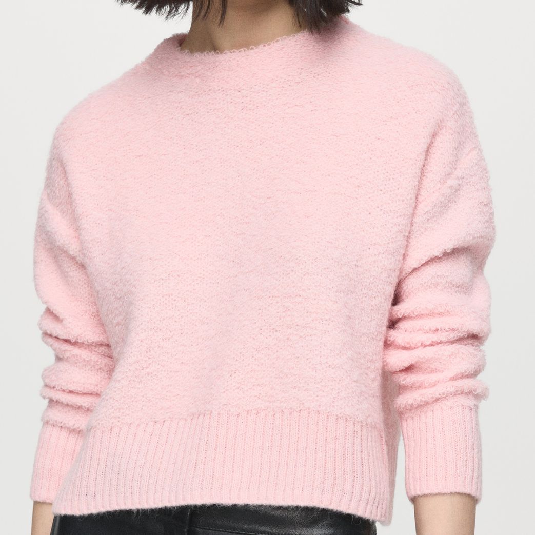 Knitted Sweater With Perkins Neck - Women | Mango United Kingdom