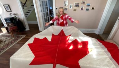Prescott woman receives long-awaited Peace Tower flag ahead of 61st Flag Day anniversary - CTV News