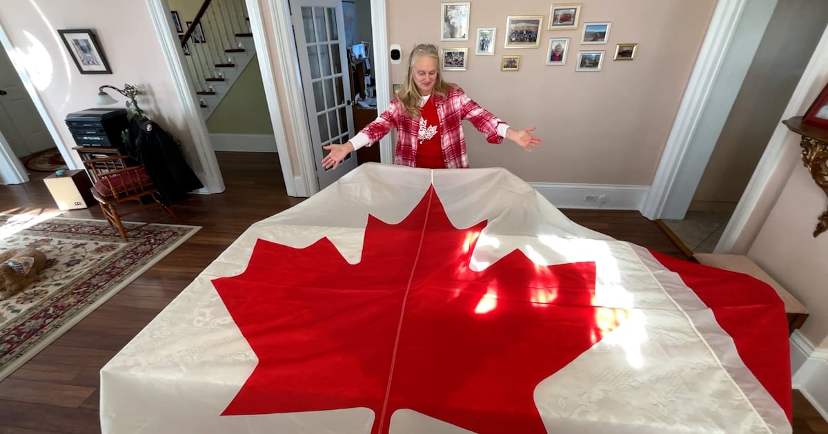 Prescott woman receives long-awaited Peace Tower flag ahead of 61st Flag Day anniversary - CTV News