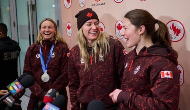 Canadian Olympians arrive home after Milan Cortina Games